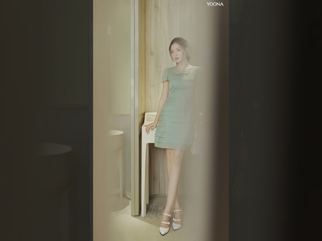 EH10A129 - Đầm tơ ánh