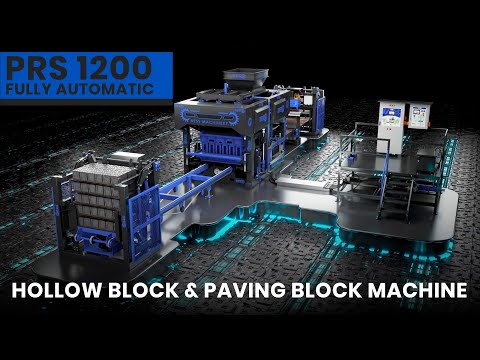 PRS 1200 Fully Automatic Concrete Block Making Machine!