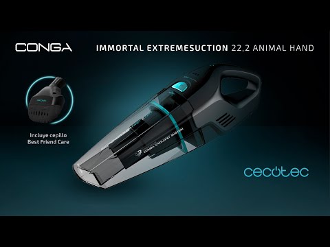 Аккумуляторный моющий пылесос Cecotec Conga Immortal ExtremeSuction 22.2 Animal Hand CCTC-05441 (8435484054416)