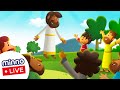 🔴 The FULL Easter Story! PLUS More Easter Bible Stories | Minno Laugh and Grow Bible for Kids