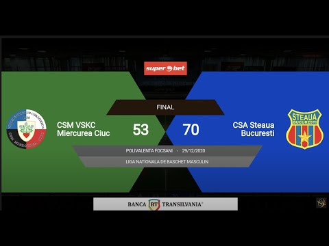 LNBM 2020-2021: CSM VSKC Miercurea Ciuc - Steaua București