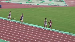 2020年埼玉県陸上競技選手権大会　男子800m予選４組　飯濱、深見、菊地