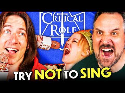 Critical Role Tries Not To Sing Or Dance To Legendary Hits | Voice Cast Of The Legend Of Vox Machina