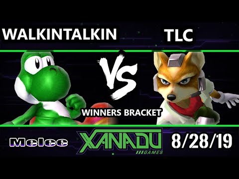 S@X 317 SSBM - WalkinTalkinStephenHawkin (Yoshi) Vs. TLC (Fox) Smash Melee Winners Round 1