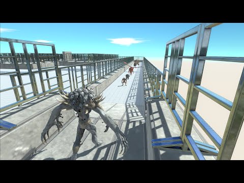 Scourge Prison Death Run Vs All Units - Animal Revolt Battle Simulator