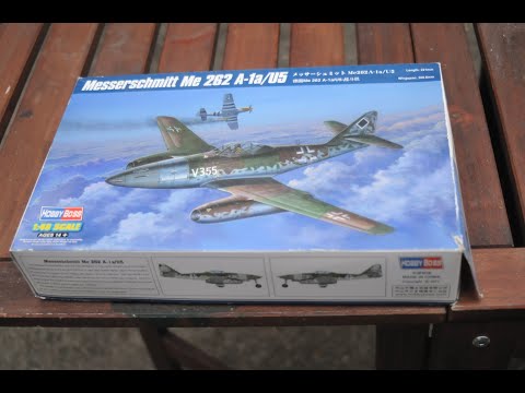 Inbox Review of the 1/48 Scale Messerschmitt ME 262 A1/U5 Model KIt from Hobby Boss