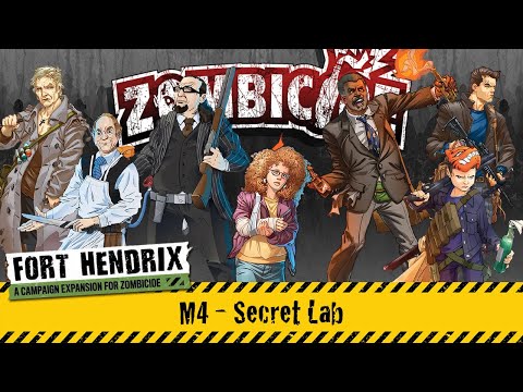 Zombicide 2nd Edition: Fort Hendrix Campaign (Mission M4) Board Game Gameplay | Live Stream Replay