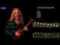 Scales in the Key of C - Ukulele Learning Package by Bartt
