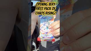 🚗 FIRST PACK MAGIC?! Opening My VERY FIRST Chaos Rising Pack In The Car! 🔥👀