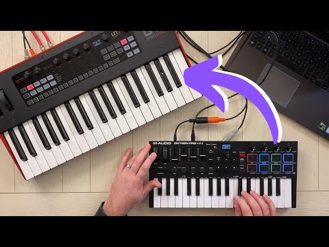 M-Audio Oxygen Pro Mini - Controlling an External Keyboard (UNO Synth Pro) Tutorial