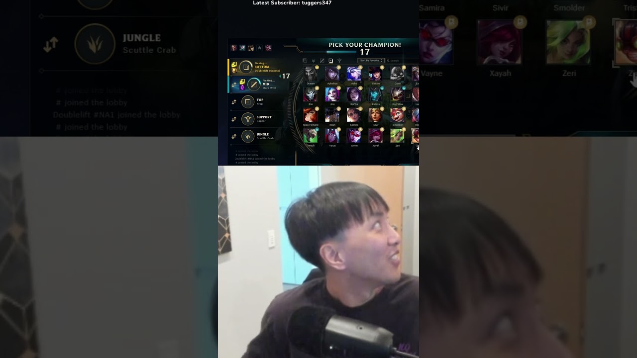 Doublelift Chooses League of Legends Over His Girl