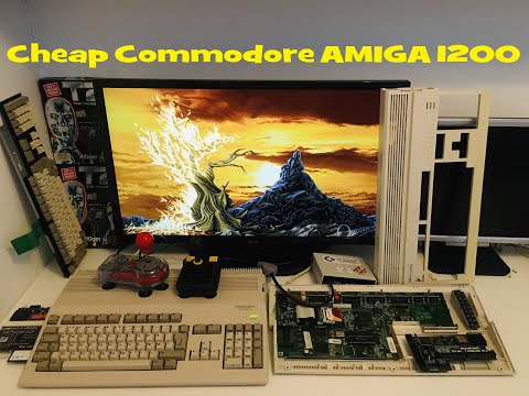Cheap Commodore AMIGA 1200 with 68030 Accl card