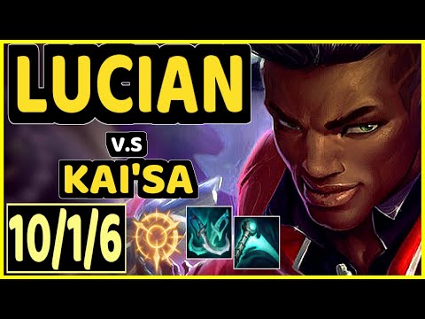 FORG1VEN (LUCIAN) vs KAI'SA - 10/1/6 KDA BOTTOM ADC CHALLENGER GAMEPLAY - EUW