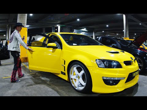 American drives an HSV Maloo for the first time