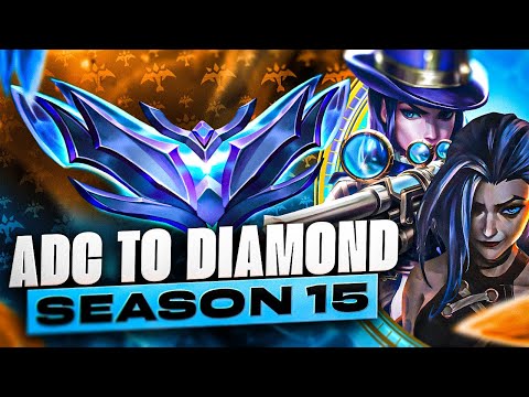 S15 ADC Unranked to Diamond #1 - Jinx Caitlyn Twitch ADC Gameplay Guide | League of Legends