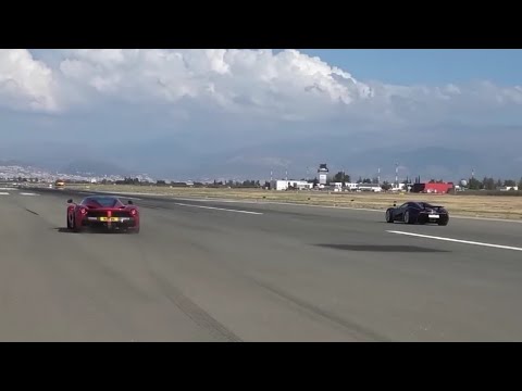 Ferrari LaFerrari Vs Koenigsegg Regera DRAG RACE