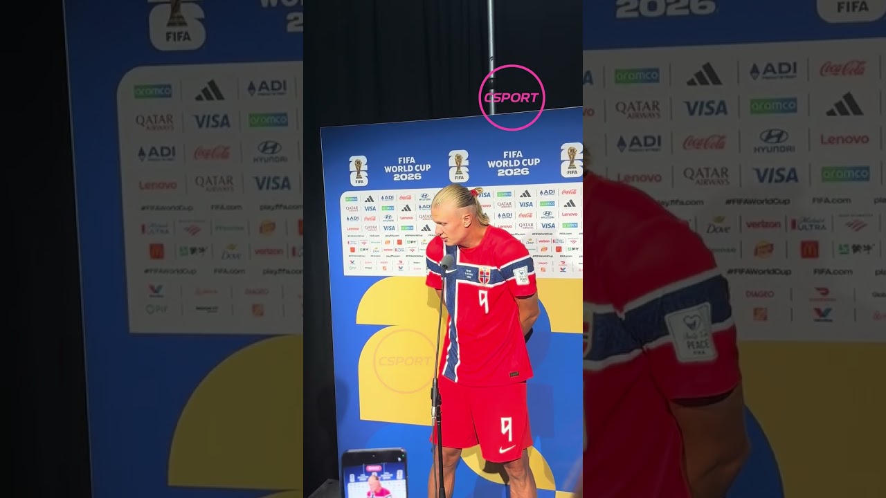 شاهد ماقاله إرلينغ هالاند، مهاجم اانرويج بعز الفوز على العراق 4-1 في كأس العالم