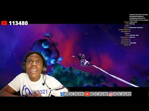 iShowSpeed Says Mr N*gga In Fortnite Chapter 4 EVENT (Deleted Stream)