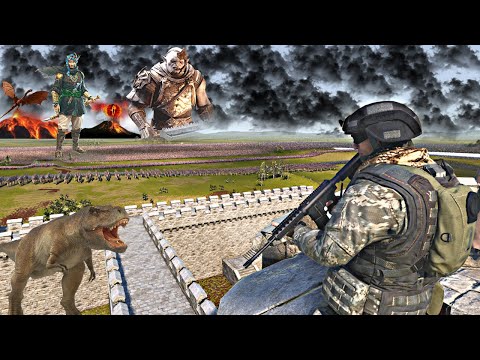 THE LAST CASTLE OF HUMANITY IS BESIEGED BY MORDOR - Epic Battle Simulator 2 - UEBS 2