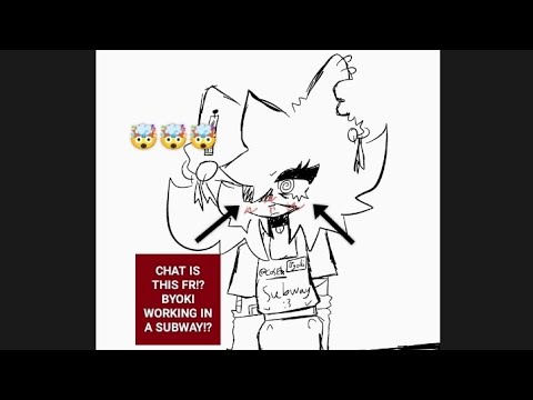 BYOKI WORKING IN A SUBWAY/ making my pfp :3 • @COSE★ | #fypシ #drawing #art #furries