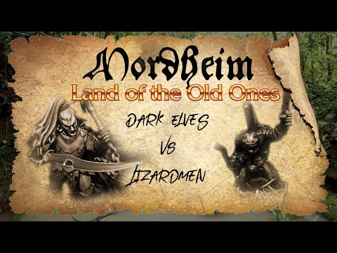 Dark Elves vs Lizardmen - Land of the Old Ones - Mordheim Battle Report