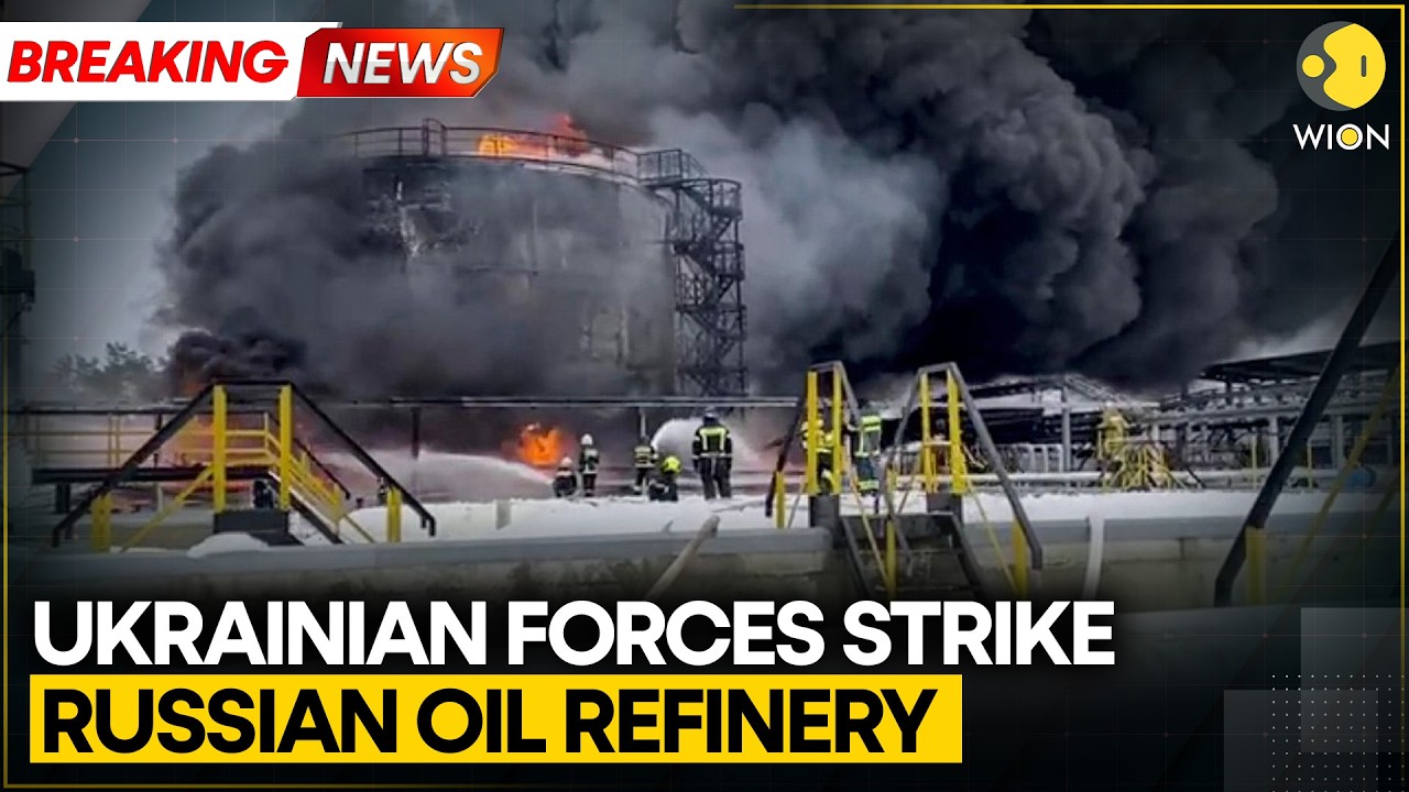Russia-Ukraine War: Ukrainian Drone Swarm Strikes Major Rosneft Oil Refinery In Samara | BREAKING