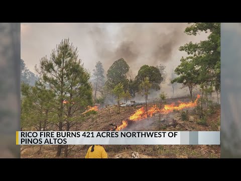 Rico Fire near Silver City burns 421 acres