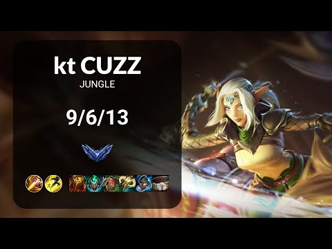 kt Cuzz Sejuani vs Maokai JUNGLE - KR DIAMOND Patch 13.14
