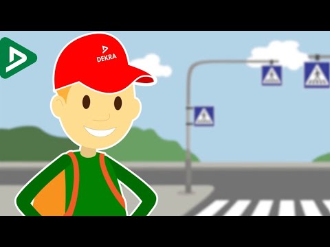 🎬 DEKRA Verkehrserziehung für Kinder Folge 1:🦓 So geht man sicher über den Zebrastreifen!