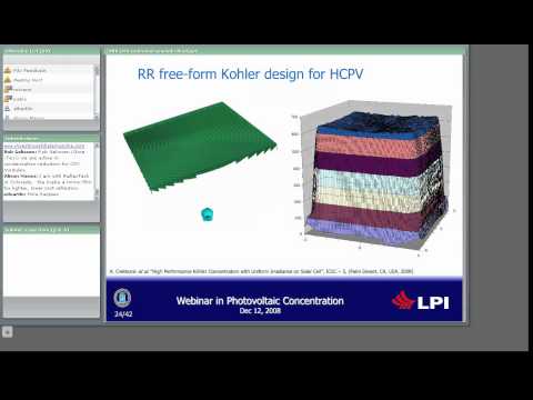 High concentration photovoltaics: potentials and challenges