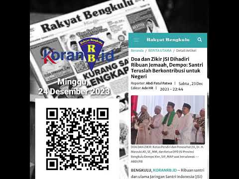 Top News Koran RB, Minggu, 24   Desember 2023