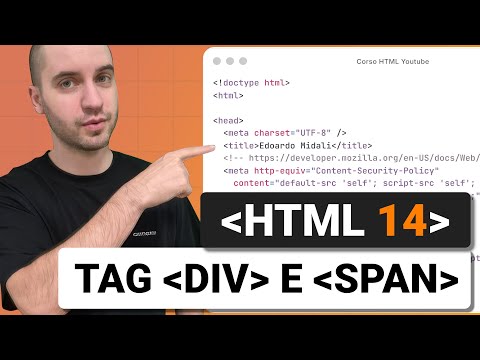 Generic DIV and SPAN Elements - HTML Course Lesson 14