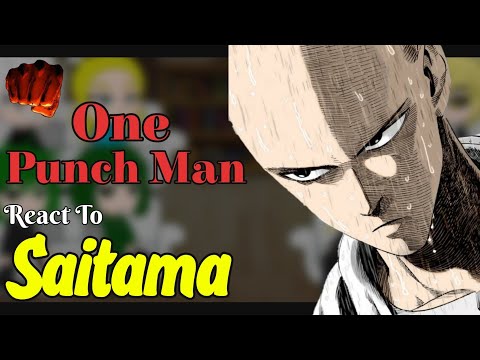 One Punch Man react to Saitama |  🇷🇺🇧🇷🇺🇲🇬🇧 | New Video | OPM