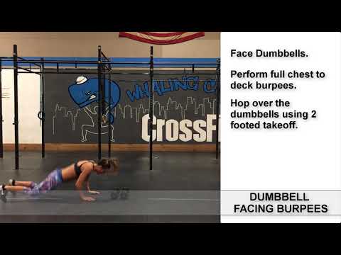 How To Do Burpee Over Dumbbells