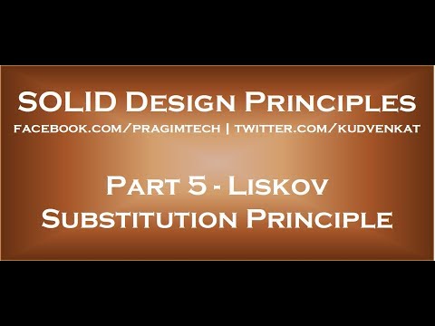 Liskov Substitution Principle
