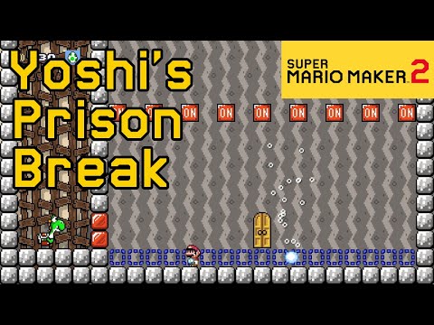 Super Mario Maker 2 - Mario Breaks Yoshi Out Of Prison