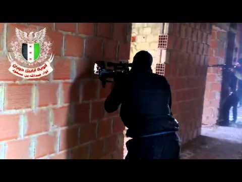 جولة على نقاط رباط لواء عبد لله بن مسعود في بلدة عقربا في ريف دمشق