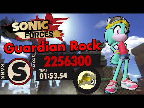 Sonic Forces - Guardian Rock S-rank Score Attack [2,256,300] (Wolf+Lightning, no damage)