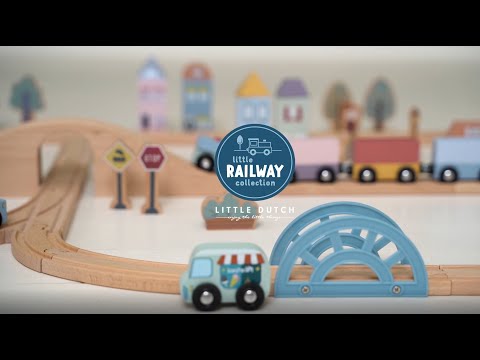 Little Dutch fa vasút szett XXL előnézet