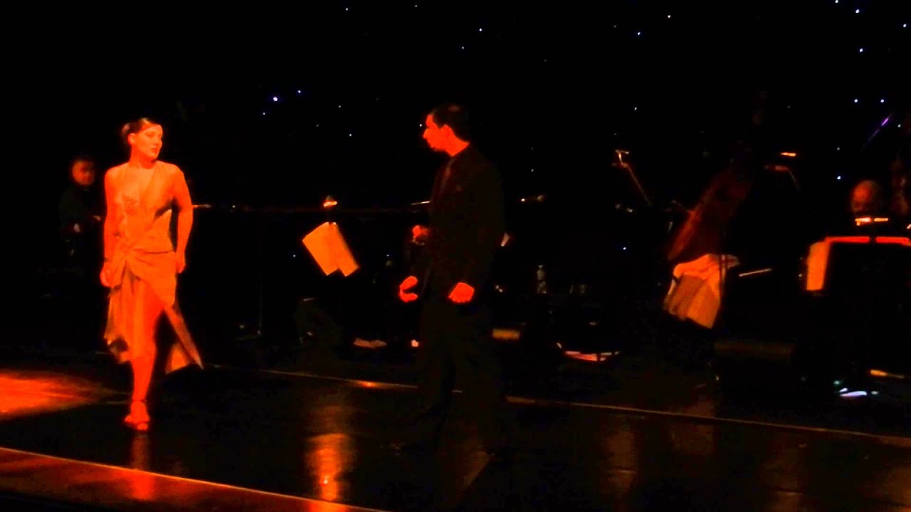 Johana Copes junto a Joaquin Besga ,Carlos Buono en Bandoneon y Alberto Bianco Malena