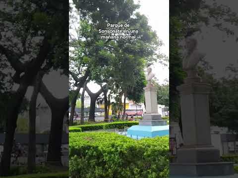 parque de Sonsonate en una mañana normal #sonsonate #elsalvador