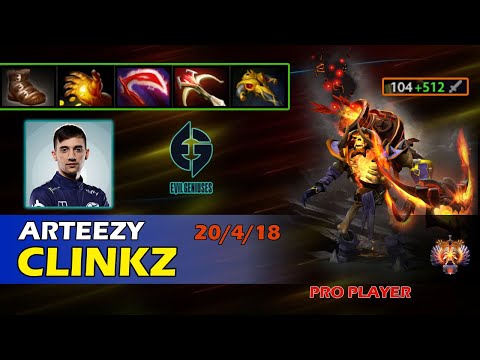 Arteezy Clinkz Carry 600 Dmg - EG vs Nigma - Dota 2