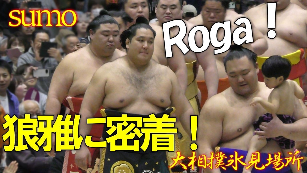 狼雅の一日に密着🥁朝稽古から取組まで！【大相撲】春巡業氷見場所✨A day in the life of Roga 🥁