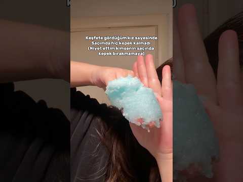 #reklam zorunlu kendim aldım peeling şampuan linkini açıklamaya bırakıyorum #sacbakimi #haircare