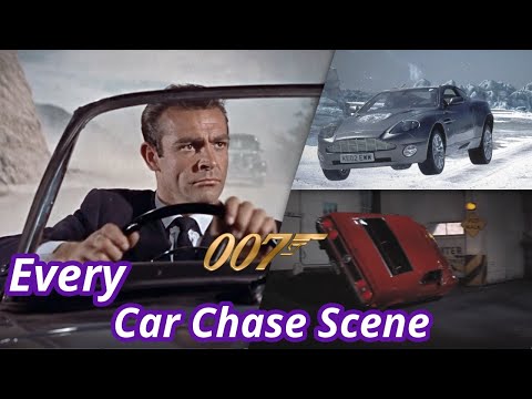 Every THRILLING Car Chase in James Bond