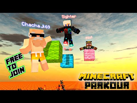 Sighter Gamer - Parkour With Friends 😲 __ Minecraft __ #minecraft #gaming #trending #funny #smp