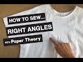 How to sew right angles.