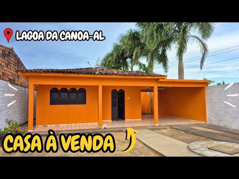 CASA À VENDA LAGOA DA CANOA ALAGOAS $130MIL