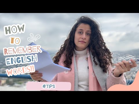 How to remember English words?||I forget the  words the moment I learn them 😓 !! Practical Tips💡