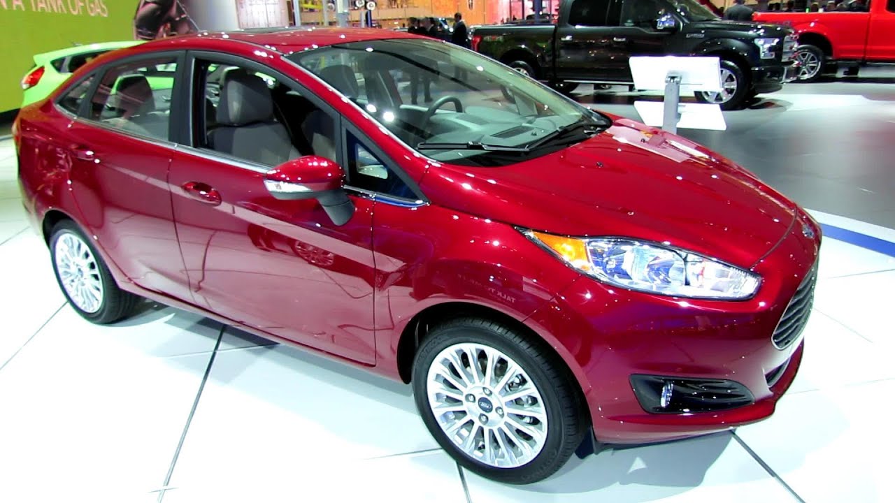 2014 Ford Fiesta Sedan Titanium - Exterior and Interior Walkaround - 2014 Detroit Auto Show